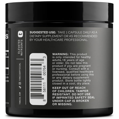 Toniiq 99%+ 20mg PQQ Supplement – Hochreines PQQ 20 mg konzentrierte Formel – 120 Kapseln – Pyrrolochinolinchinon – 1 Kapsel pro Portion – Vegetarische Kapseln
