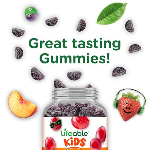 Eisenpräparate für Kinder | 10 mg | mit Vitamin C | Lecker schmeckende Eisen-Gummis für Kinder | Vegan, Nicht-GVO | Für Immunsystem und Eisenmangel | 90 Gummis | Lifeable
