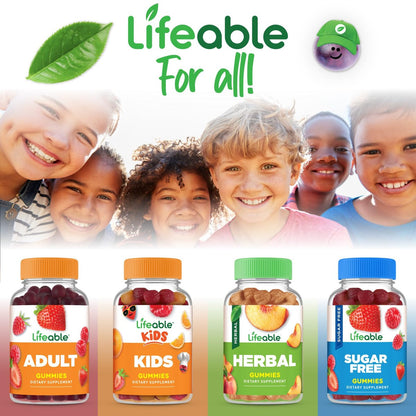 Eisenpräparate für Kinder | 10 mg | mit Vitamin C | Lecker schmeckende Eisen-Gummis für Kinder | Vegan, Nicht-GVO | Für Immunsystem und Eisenmangel | 90 Gummis | Lifeable