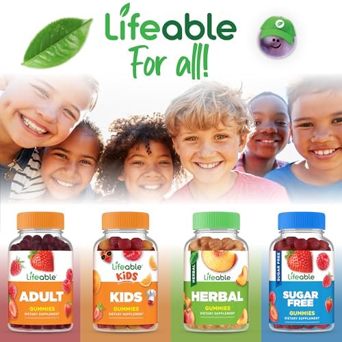 Lifeable Zink Gummis für Kinder | 25 mg | Leckerer natürlicher Zinkgeschmack | Glutenfrei, vegetarisch, ohne Gentechnik | Immununterstützung | 90 Gummis