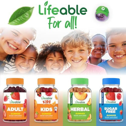 Doctors Finest Multivitamin Gummis für Kinder - Vegetarisch, GVO-frei & Glutenfrei - Leckere Fruchtgeschmack Pektin-Kaubonbons - 120 Stück