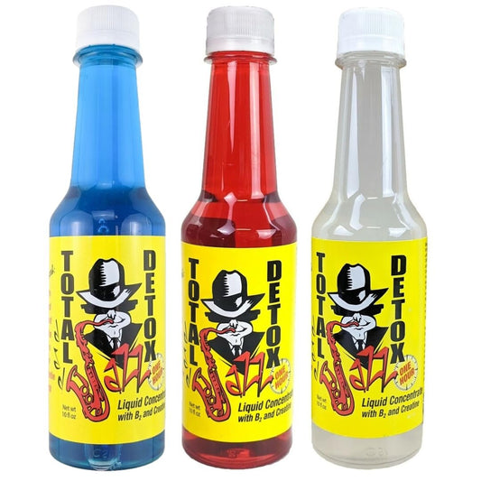 JAZZ DETOX 10oz Jazz Total Detox Liquid Concentrate mit B2 & Creatine Variety Pack (3er-Pack)