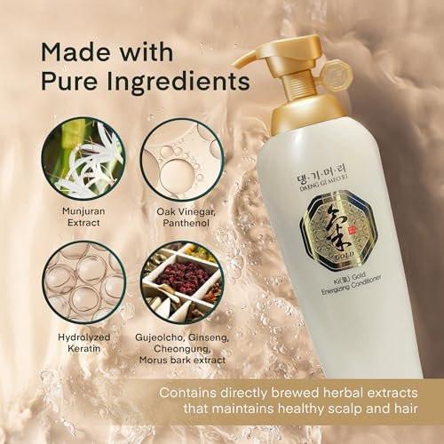 Daeng Gi Meo Ri Ki Gold Energizing Conditioner – Feuchtigkeitsspülung gegen Haarausfall, 500 ml