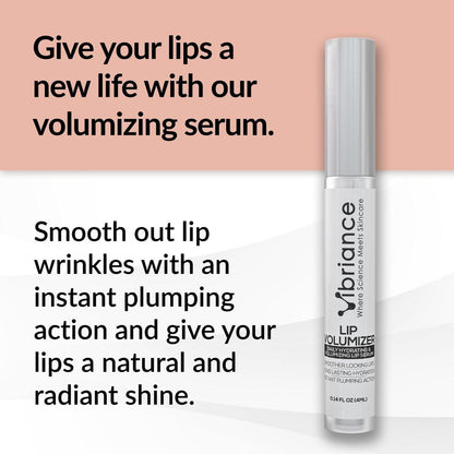 Vibriance Feuchtigkeitsspendender Lippen-Volumizer - Plumping Gloss mit Hyaluronsäure - Glättet Linien und Fältchen, 0,14 fl oz