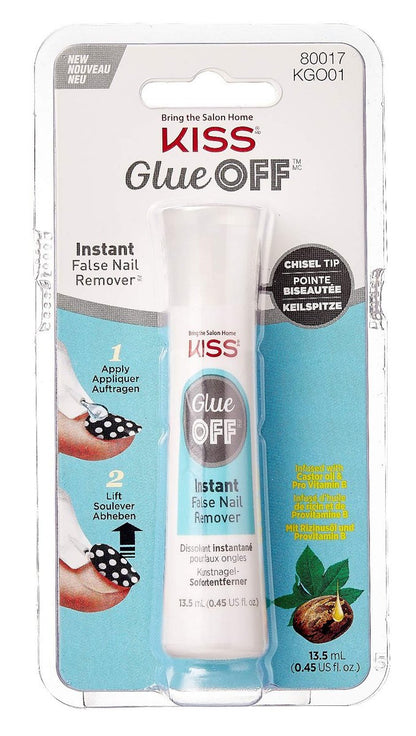 KISS Glue Off Instant Nagellackentferner 0,45 Unzen (2er-Pack)
