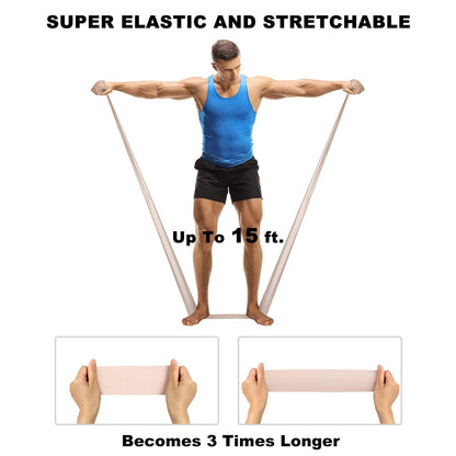 FRESINIDER Elastische Binden 4er-Pack (2×3 + 2×4 breite Rollen) + 24 Clips | Stretch-Kompressionsbinde dehnbar bis 4,5 m | Ideal für medizinische Zwecke, Sport, Verstauchungen, Wade, Knöchel & Fuß