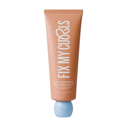 FIX MY CURLS Curl Quenching Flax Seed Gelly – Locken-Gel für lockiges und welliges Haar, 200 ml
