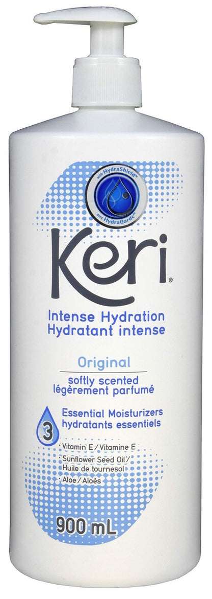 Keri Original Sanft Duftende Lotion, 900 ml – Intensive Feuchtigkeitspflege für trockene Haut