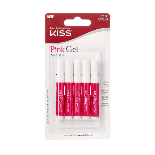 KISS Pink Gel Nagellackkleber – Starker Halt für künstliche Nägel