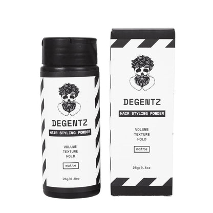 DEGENTZ Haarpuder für Volumen und Mattierenden Halt – King Size (25g) – Natürlicher Look ohne Fett