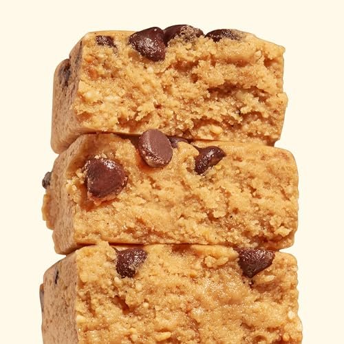 Perfect Bar Proteinriegel – Dunkle Schokolade Erdnussbutter mit Meersalz, glutenfrei, mit Bio-Honig, Keksteig-Textur, gekühlt, 2,3 oz Riegel, 10er Pack