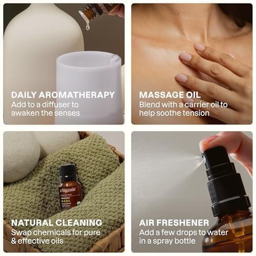 Cliganic Bio Basilikum Öl, 100% rein natürlich für Aromatherapie | Non-GMO verifiziert