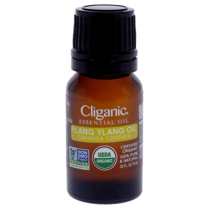 Cliganic Bio Ylang Ylang Ätherisches Öl, 100% Rein Natürlich für Aromatherapie | Non-GMO Verifiziert
