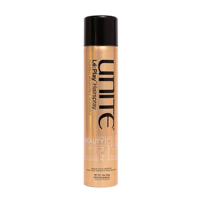 UNITE Hair Lé:Play Hairspray – Flexibler Halt mit natürlichem Satin-Finish – 10 oz