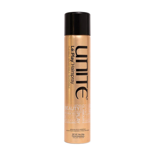 UNITE Hair Lé:Play Hairspray – Flexibler Halt mit natürlichem Satin-Finish – 10 oz