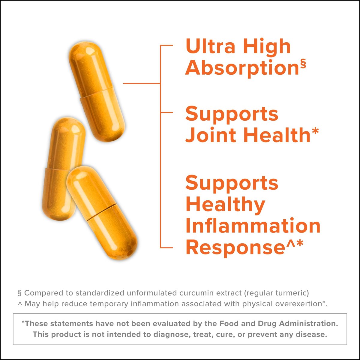 Qunol Curcumin-Kurkuma-Kapseln mit ultrahoher Absorption, 1500 mg, extra stark, 90 vegane Kapseln