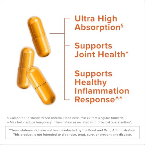 Qunol Curcumin-Kurkuma-Kapseln mit ultrahoher Absorption, 1500 mg, extra stark, 90 vegane Kapseln