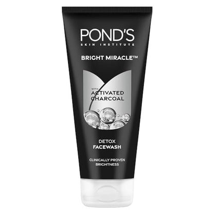 POND'S Bright Miracle Gesichtsreinigung mit Aktivkohle – Detox-Waschgel 200 g