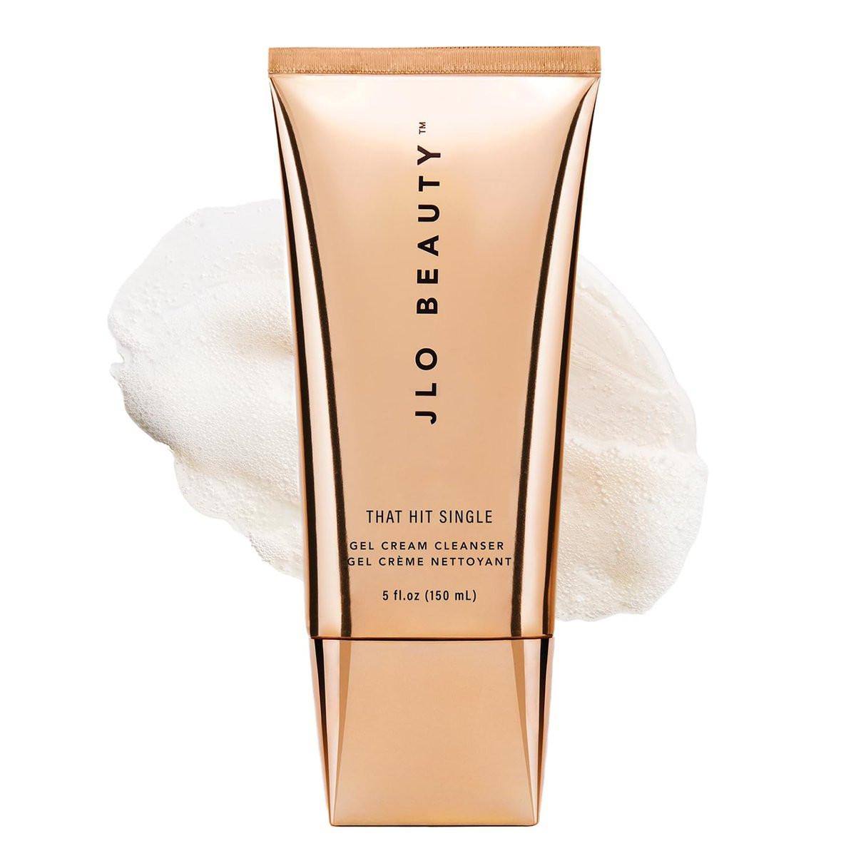 JLO BEAUTY Gel Cream Gesichtsreiniger – Täglicher Gesichtsreiniger & Make-up-Entferner, Feuchtigkeitsspendend, Sulfatfrei, mit Antioxidantien, 5 oz