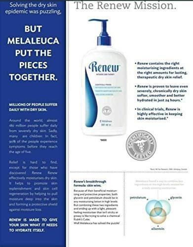 Melaleuca RENEW Intensive Hautpflege Lotion, 20 oz Flasche (Ohne Pump)