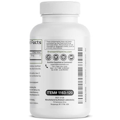 Bronson Ginkgo Biloba Extra Strength – Unterstützt Gehirnfunktion & Gedächtnis, 120 vegane Kapseln