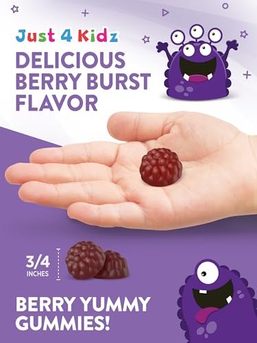 Nature's Truth Kids Holunderbeeren Gummibärchen | 50 Stück | mit Zink und Vitamin C | Vegan, Non-GMO & Glutenfrei