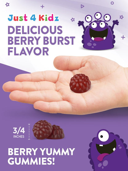 Nature's Truth Kids Holunderbeeren Gummibärchen | 50 Stück | mit Zink und Vitamin C | Vegan, Non-GMO & Glutenfrei