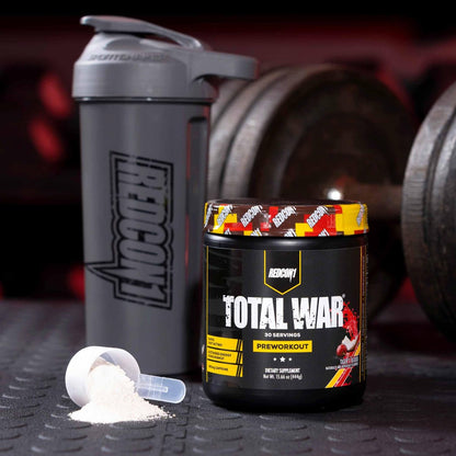 REDCON1 Total War Pre Workout, Vice City – L-Citrullin, Äpfelsäure, Grüntee-Extrakt für Pump-Boosting Pre Workout für Frauen & Männer – 3,2 g Beta-Alanin zur Verringerung von Erschöpfung (30 Portionen)