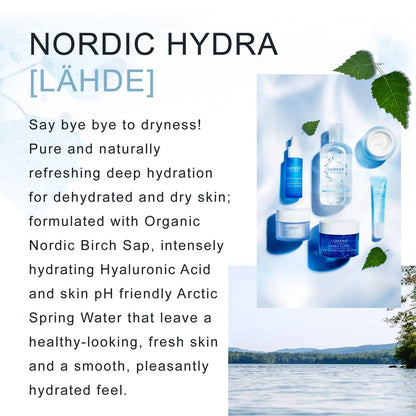 Lumene Nordic Hydra Feuchtigkeitsspendendes Prebiotisches Öl-Cocktail - Nährendes Zweiphasen-Gesichtsöl für trockene Haut & Hautbarriere-Reparatur - Essentielle nordische Mischung & Feuchtigkeitsöl für trockene Haut (30 ml)