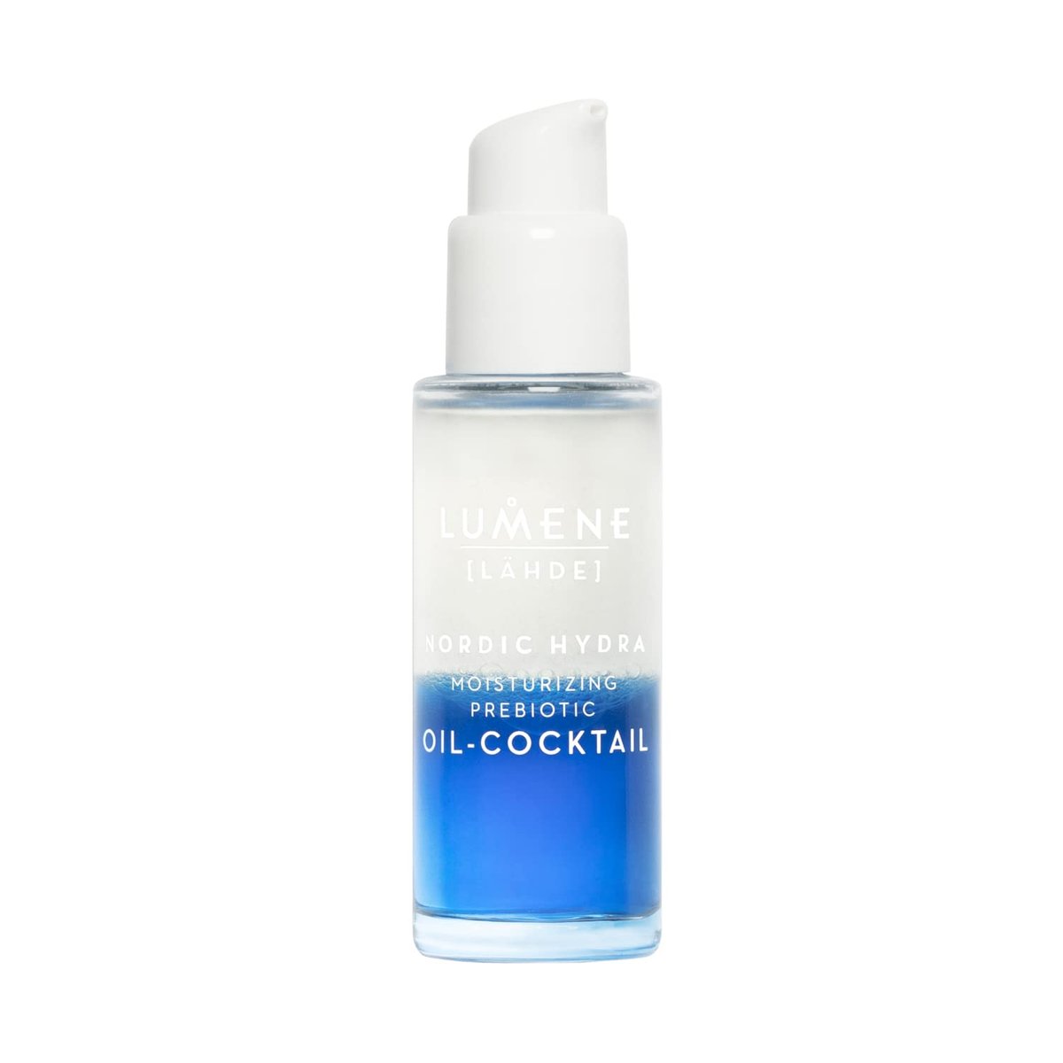 Lumene Nordic Hydra Feuchtigkeitsspendendes Prebiotisches Öl-Cocktail - Nährendes Zweiphasen-Gesichtsöl für trockene Haut & Hautbarriere-Reparatur - Essentielle nordische Mischung & Feuchtigkeitsöl für trockene Haut (30 ml)