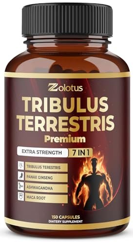 Tribulus Terrestris Komplex mit Ashwagandha, Ginseng, Sägepalme, Maca & Shilajit – 150 Kapseln (5-Monatsvorrat)