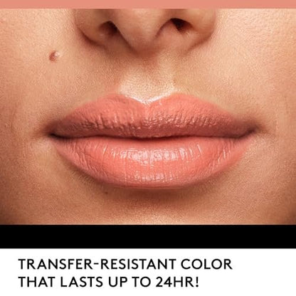 Covergirl Outlast All-Day Lippenfarbe mit pflegendem Topcoat – New Neutrals Kollektion – Farbe: Good Mauve – 1 Stück