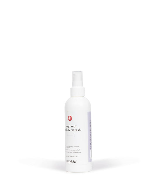 Manduka Yoga Natural Mat Wash and Refresh – 100% natürlicher Mattenreiniger mit Lavendel, 227ml