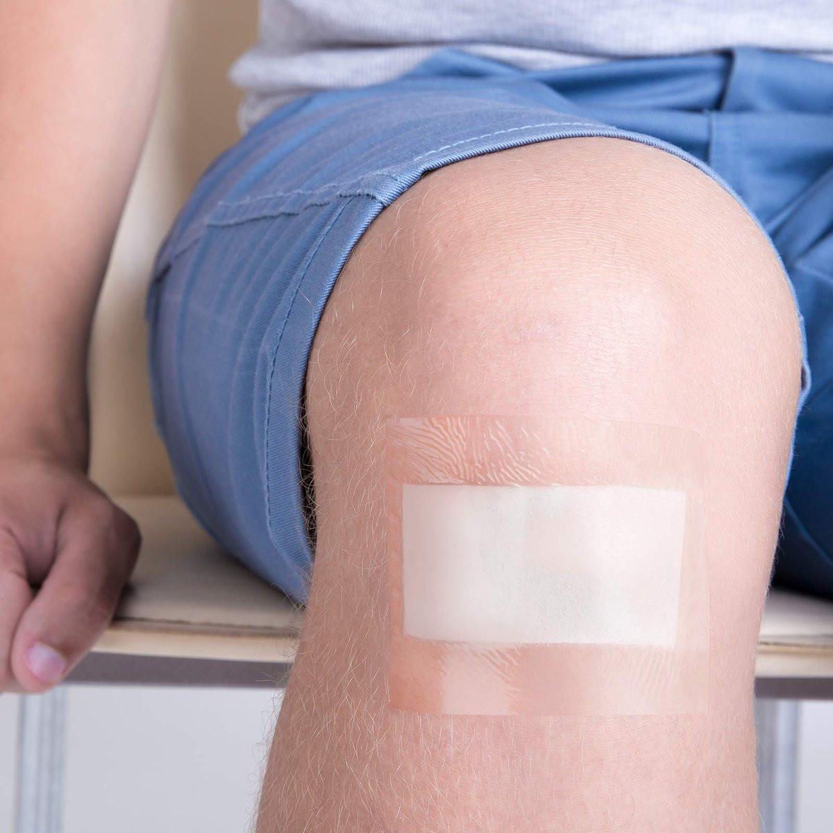 Transparentes wasserdichtes Pflaster – Klare selbstklebende Wundauflage, dehnbares Tape für Tattoos und Schwimmen (4 x 197 Zoll)