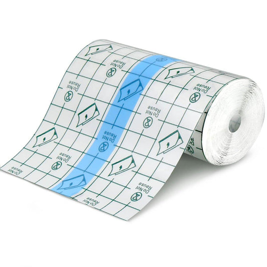 Transparentes wasserdichtes Pflaster – Klare selbstklebende Wundauflage, dehnbares Tape für Tattoos und Schwimmen (4 x 197 Zoll)