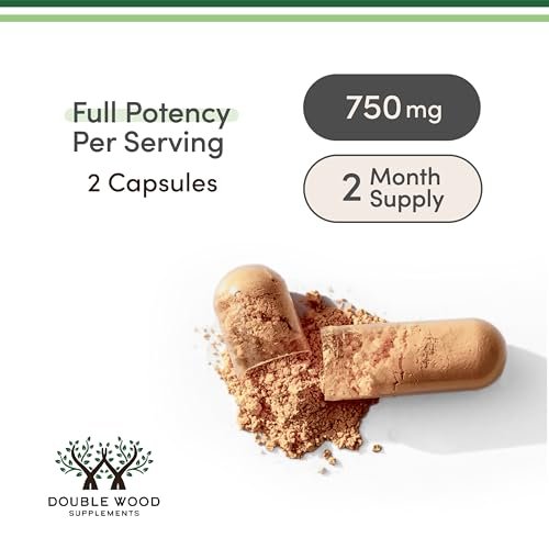 Resveratrol Supplement 500mg Pro Portion, 120 Kapseln (Resveratrol Polygonum-Wurzelextrakt mit 50% Trans-Resveratrol) Unterstützung für gesundes Altern von Double Wood