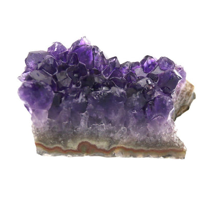 Namzi Roh-Amethyststeine und Kristallgestein, natürliche Amethyst-Kristallcluster, Geoden mit Kristallen, Cuarzo Amatista Original, echte Amethyst-Kristallgeode, Edelsteine, Heilsteine (0,11 Pfund)