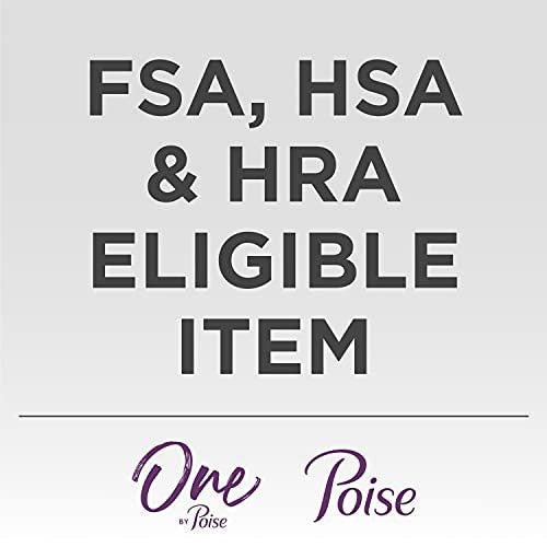 One by Poise Damenbinden mit Flügeln – 2-in-1 Binde für Periode & Blasenschwäche, Regulär, Starke Saugfähigkeit für Periodenfluss, Leichte Saugfähigkeit für Blasenlecks, 18 Stück