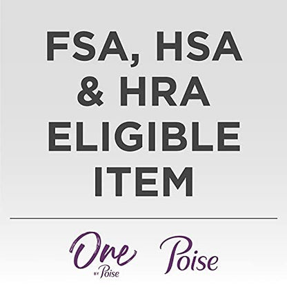One by Poise Damenbinden mit Flügeln – 2-in-1 Binde für Periode & Blasenschwäche, Regulär, Starke Saugfähigkeit für Periodenfluss, Leichte Saugfähigkeit für Blasenlecks, 18 Stück
