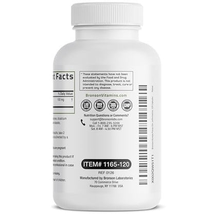Bronson Korean Panax Ginseng – Unterstützt Energie, Ausdauer & Vitalität + Gedächtnis und geistige Leistungsfähigkeit, 120 Kapseln