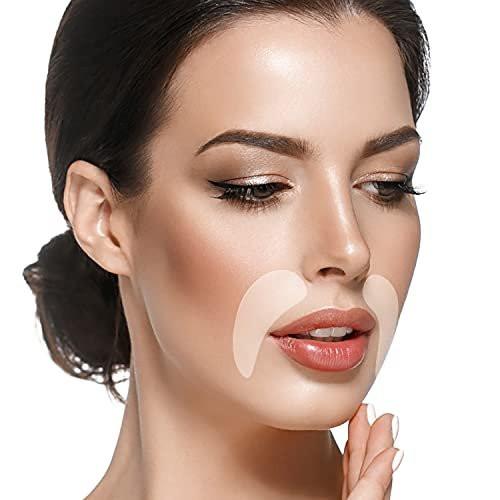 BLUMBODY Gesichts-Faltenpflaster für Stirn, Augen, Mund – Anti-Falten-Patches zur Glättung von feinen Linien – Transparente, nicht-silikonhaltige Gesichtspflaster (165 Stück, 30-Tage-Vorrat)