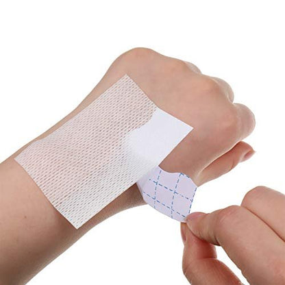 Nuanchu 2 Rollen Vliesstoff-Wickelbandage, dehnbarer Klebeverband, atmungsaktiv, selbsthaftend, 2 Zoll x 10,94 Yard, Weiß