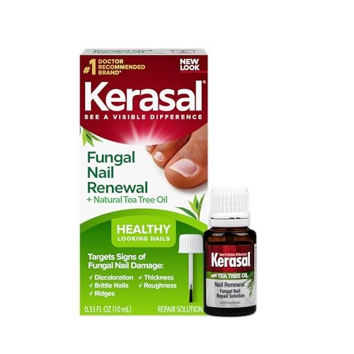 Kerasal Renewal Nagelreparatur-Lösung mit Teebaumöl für verfärbte und geschädigte Nägel, 0,33 Fl Oz (1er-Pack)