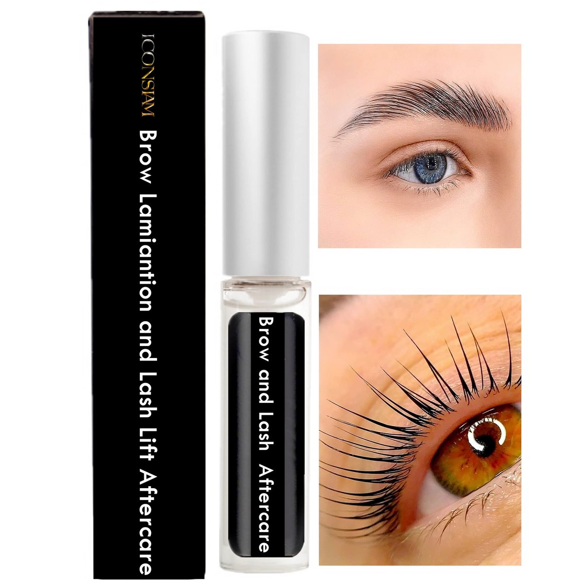 Libeauty Brow Lamination & Lash Lift Nutrition – Klare Wimpernpflege für 8 Wochen Halt, Keratin Booster für Brauen & Wimpern