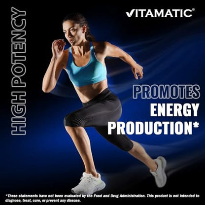 Vitamatic Vitamin B1 (Thiamin) 500 mg, 120 Kapseln – Hochdosiertes Nahrungsergänzungsmittel