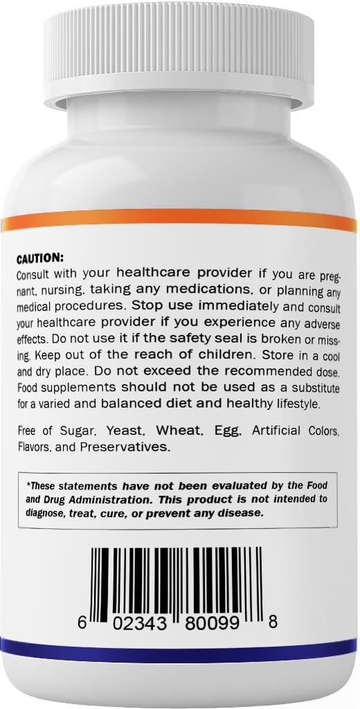 Vitamatic Vitamin B1 (Thiamin) 500 mg, 120 Kapseln – Hochdosiertes Nahrungsergänzungsmittel
