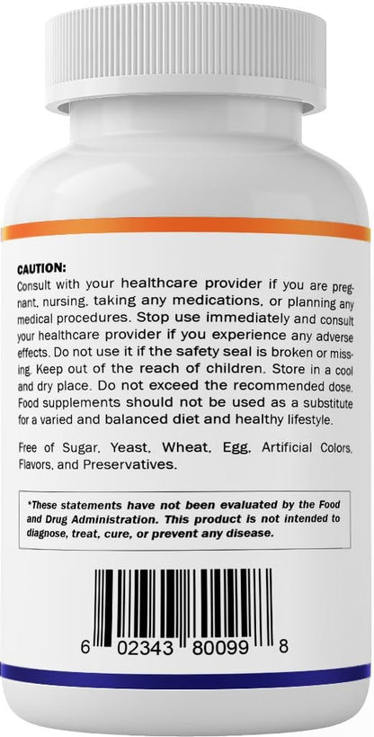 Vitamatic Vitamin B1 (Thiamin) 500 mg, 120 Kapseln – Hochdosiertes Nahrungsergänzungsmittel