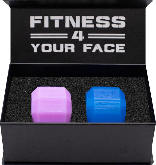 Jawzrsize Kiefer-Trainer für Frauen - Doppelkinn-Reduzierer, Gesichtsstraffer, Nackentrainer für ein jüngeres und gesünderes Aussehen, hilft Stress und Heißhunger zu reduzieren (Ladies Kit)