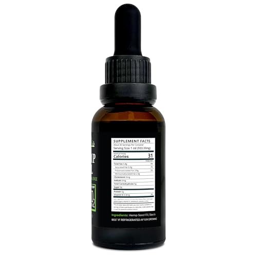 GreenIVe Hanföl Tropfen 28.000 mg pro Flasche – natürlich angebaut, vegan, reich an Omega – Premium Hanföl Pipette – Nicht-GVO, hergestellt in USA – 30 ml (2er-Pack)