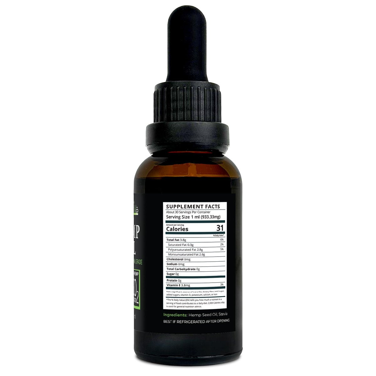 GreenIVe Hanföl Tropfen 28.000 mg pro Flasche – natürlich angebaut, vegan, reich an Omega – Premium Hanföl Pipette – Nicht-GVO, hergestellt in USA – 30 ml (2er-Pack)